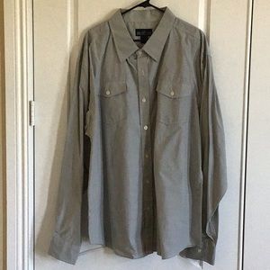GoodBody Gray long sleeve button down sz 5XL